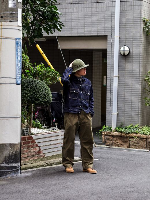 THE UNION CORDUROY BIG PANTS / Olive