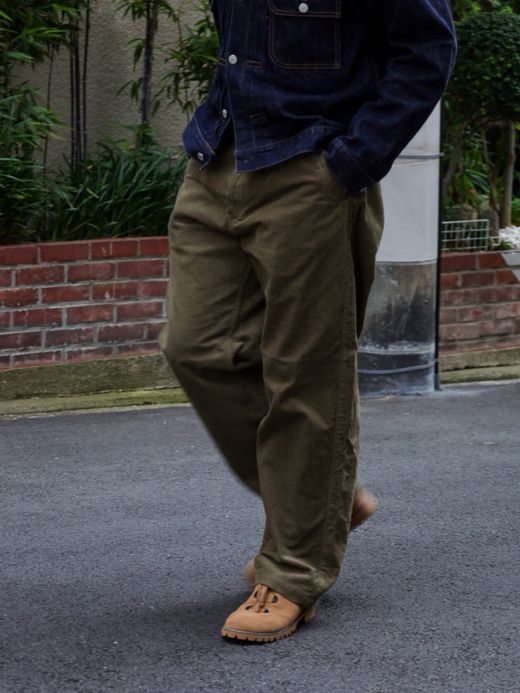 THE UNION CORDUROY BIG PANTS / Olive