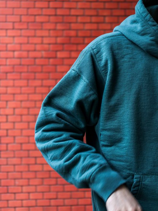THE UNION RIB HOODIE / Green