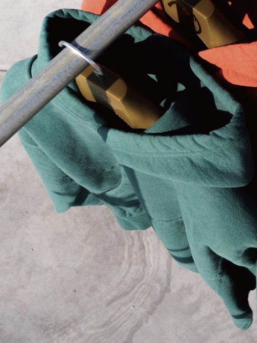 THE UNION RIB HOODIE / Green