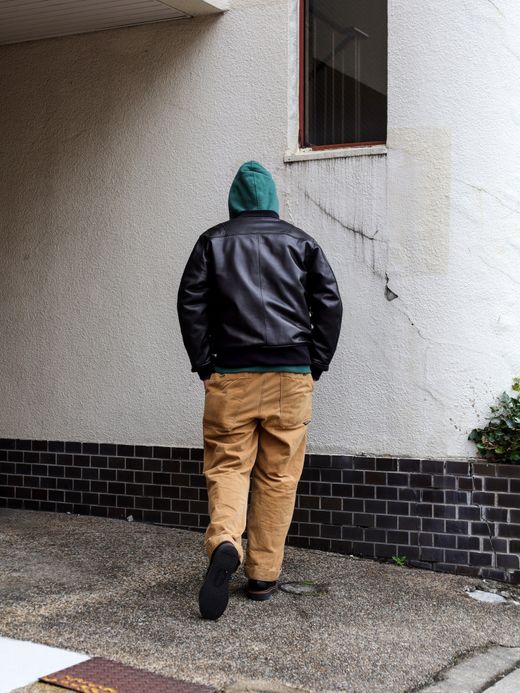 THE UNION RIB HOODIE / Green