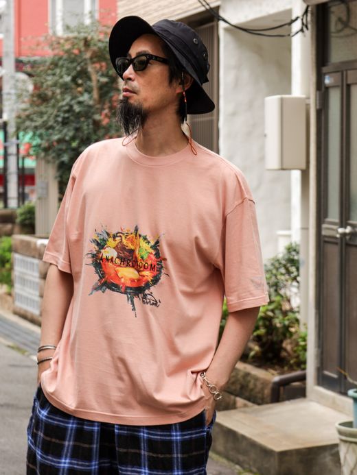 ANACHRONORM ANACHROVOOM CURRY T-S / Salmon