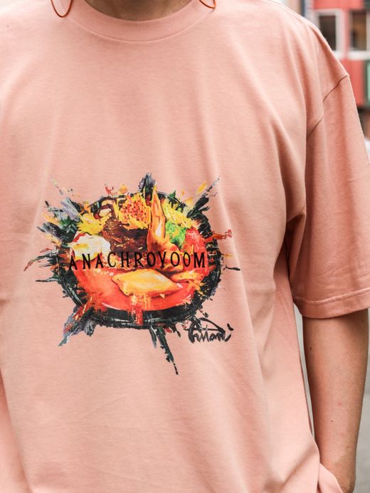 ANACHRONORM ANACHROVOOM CURRY T-S / Salmon