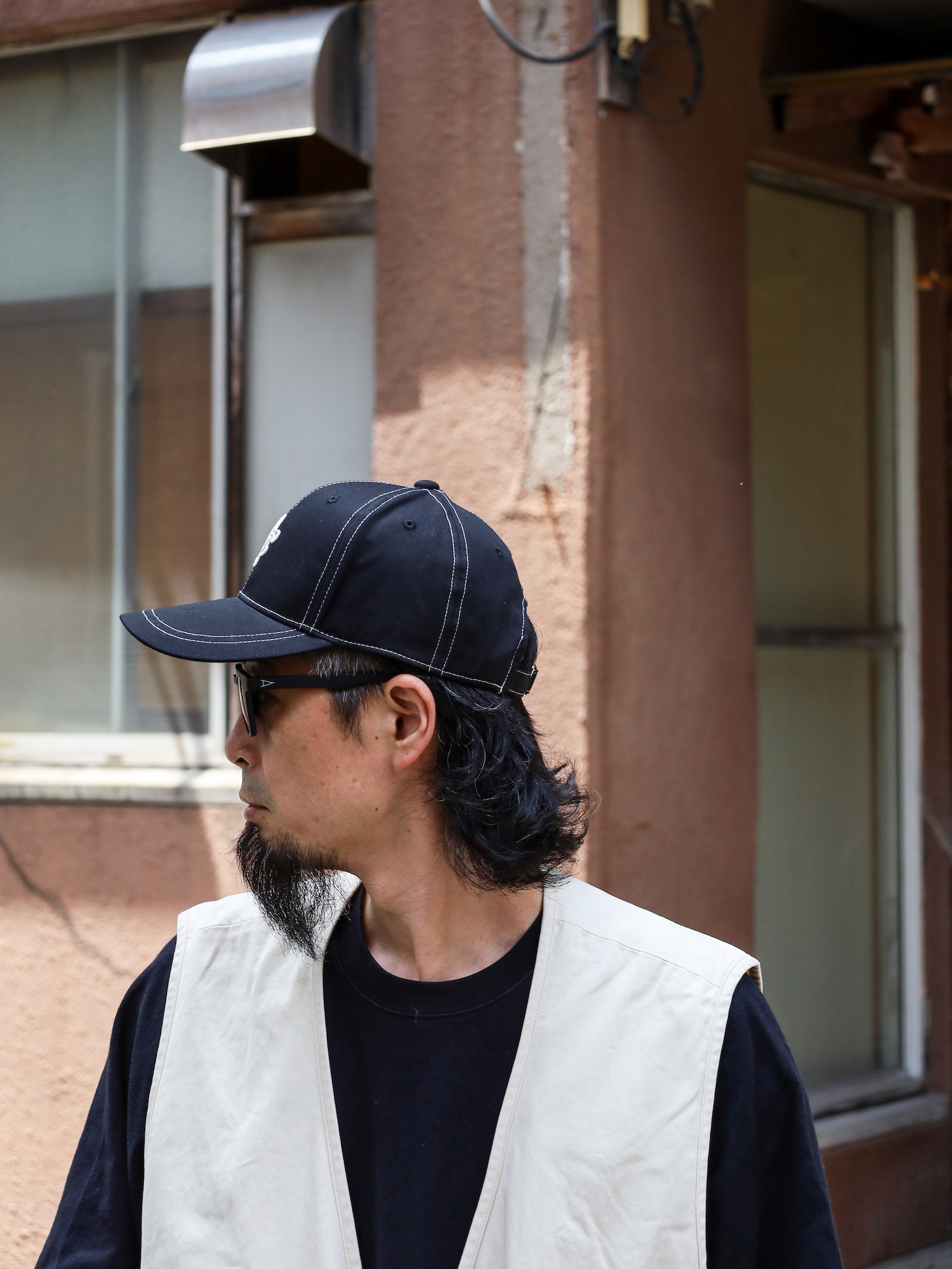 AMBERGLEAM EMBROIDERY LOGO CAP / Black | FLATBUSH（フラット