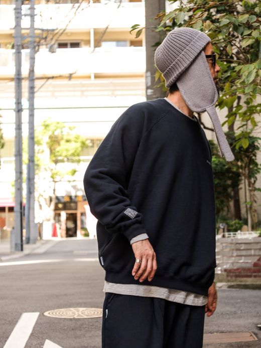 S.F.C SFC RAGLAN CREW / D navy
