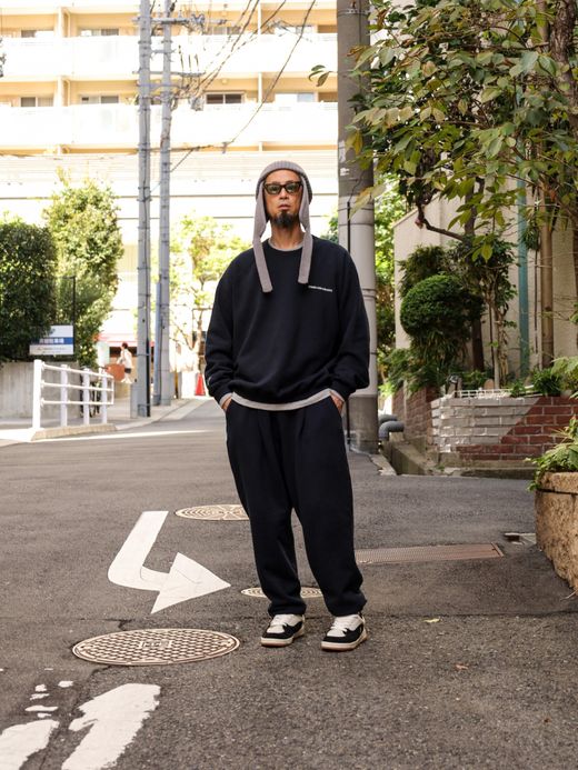 S.F.C SFC RAGLAN CREW / D navy