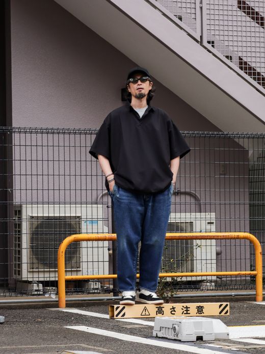 S.F.C BIG RUGGER SHIRT / Black