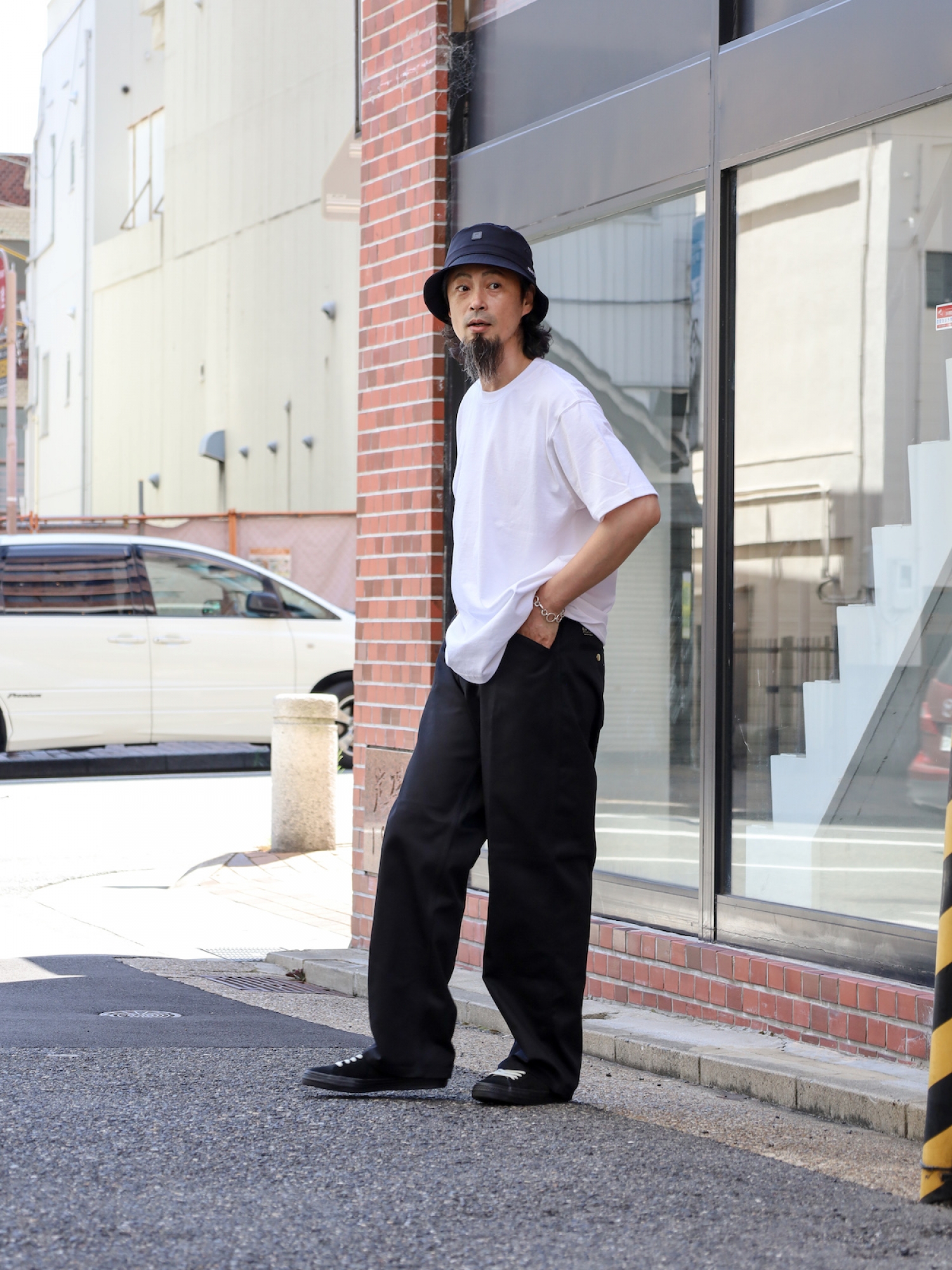 LIFT UP T/C FRISCO PANTS / Black | FLATBUSH（フラットブッシュ