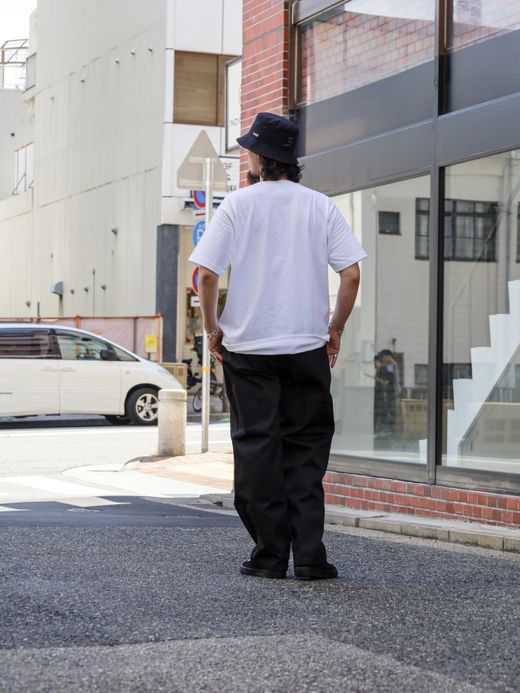 LIFT UP T/C FRISCO PANTS / Black