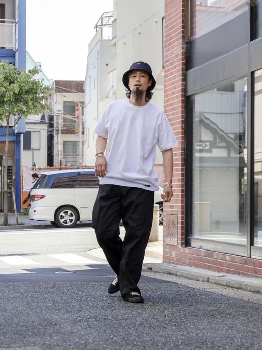 LIFT UP T/C FRISCO PANTS / Black