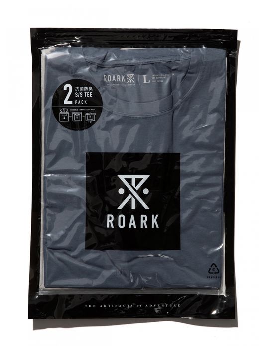 ROARK REVIVAL REUSE 2PACK TEE / Grayish tone