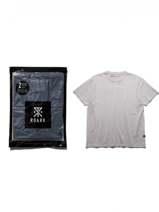 ROARK REVIVAL REUSE 2PACK TEE / Grayish tone