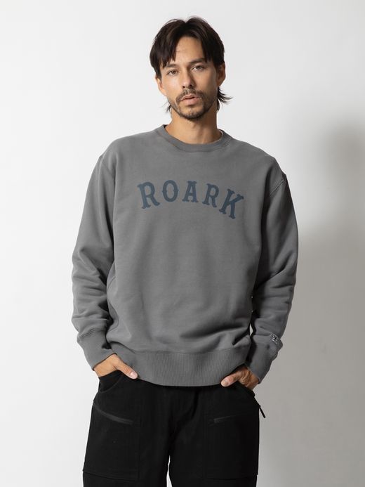 ROARK REVIVAL “MEDIEVAL LOGO” CREW SWEAT / Grey