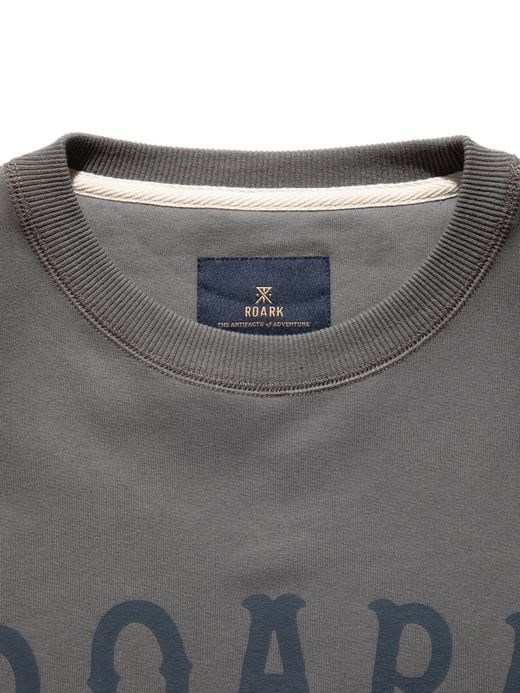 ROARK REVIVAL “MEDIEVAL LOGO” CREW SWEAT / Grey