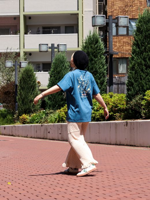 ROARK REVIVAL "ROADTRIP CLUB" FINE TECH DRY TEE / Steel blue