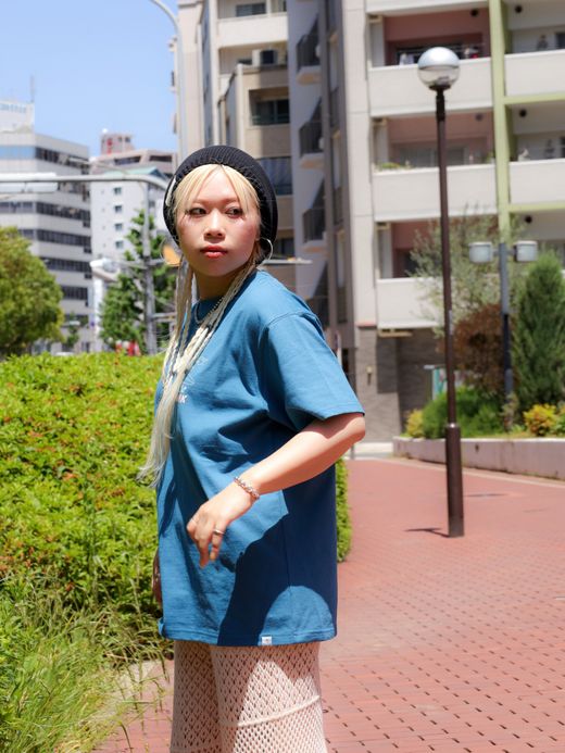 ROARK REVIVAL "ROADTRIP CLUB" FINE TECH DRY TEE / Steel blue