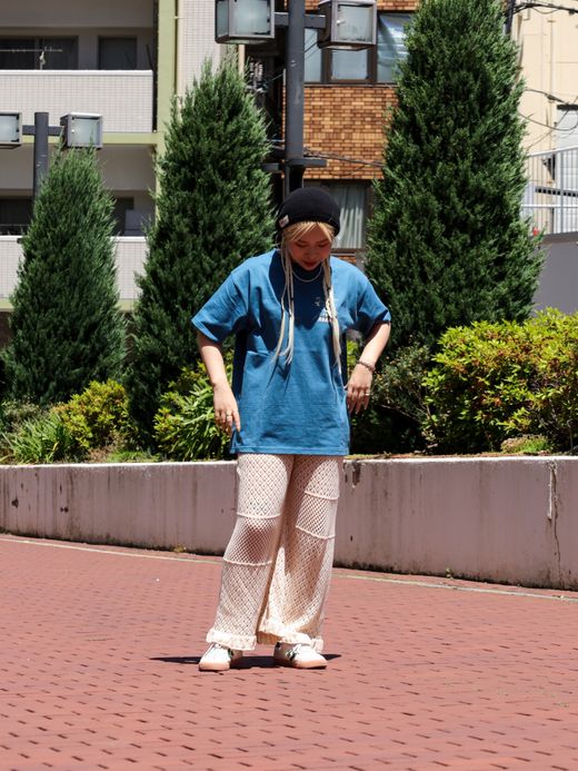 ROARK REVIVAL "ROADTRIP CLUB" FINE TECH DRY TEE / Steel blue