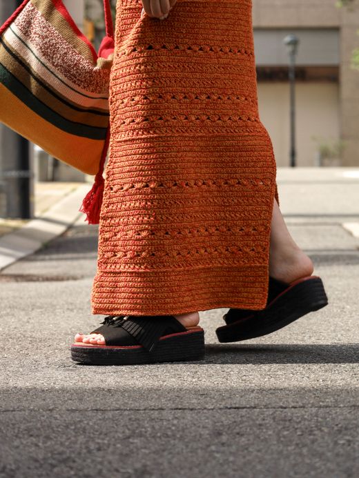 AMBERGLEAM HANDMADE CROCHET SKIRT / 3colors