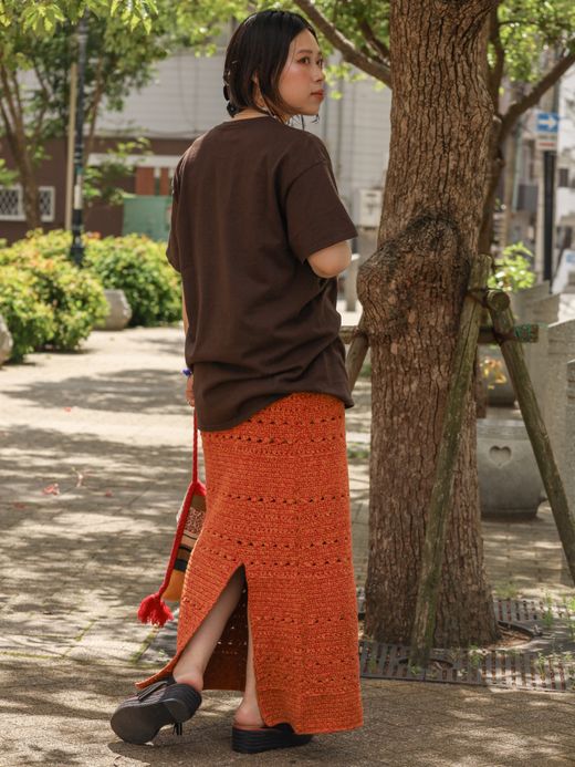 AMBERGLEAM HANDMADE CROCHET SKIRT / 3colors
