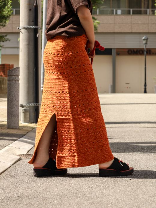 AMBERGLEAM HANDMADE CROCHET SKIRT / 3colors
