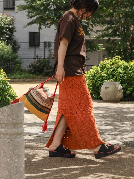 AMBERGLEAM HANDMADE CROCHET SKIRT / 3colors