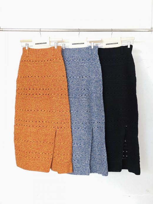 AMBERGLEAM HANDMADE CROCHET SKIRT / 3colors