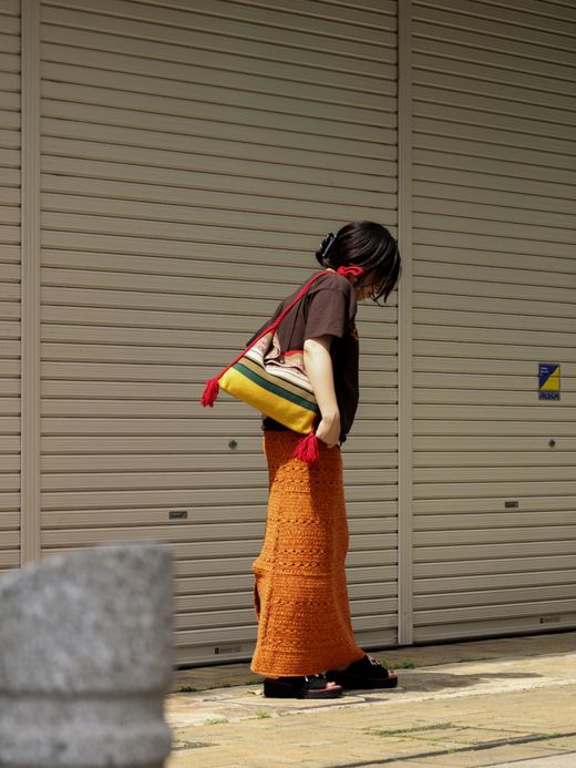 AMBERGLEAM HANDMADE CROCHET SKIRT / 3colors