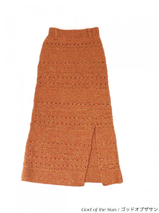AMBERGLEAM HANDMADE CROCHET SKIRT / 3colors