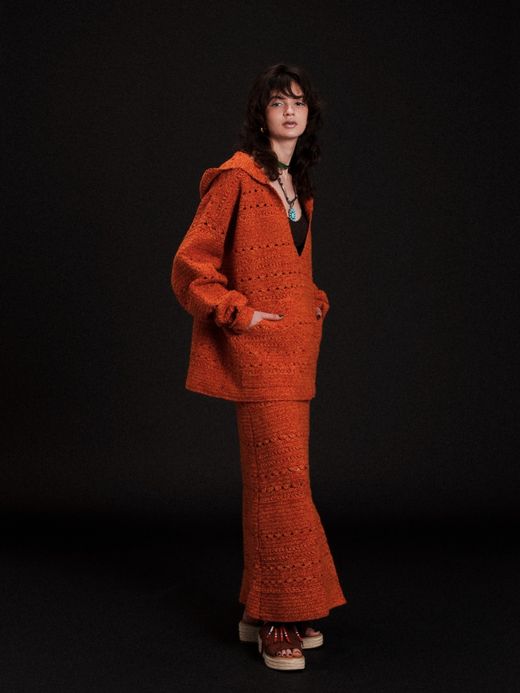 AMBERGLEAM HANDMADE CROCHET SKIRT / 3colors