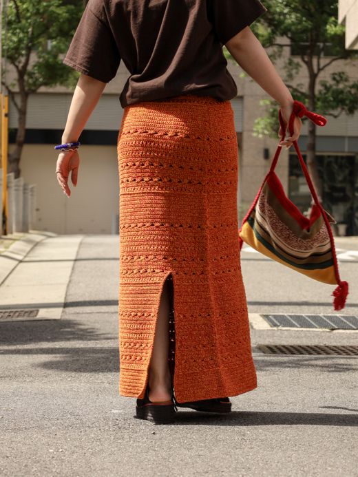 AMBERGLEAM HANDMADE CROCHET SKIRT / 3colors