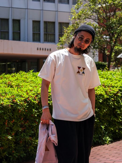 ROARK REVIVAL "HEART STUDIOS" FINE TECH DRY TEE / White