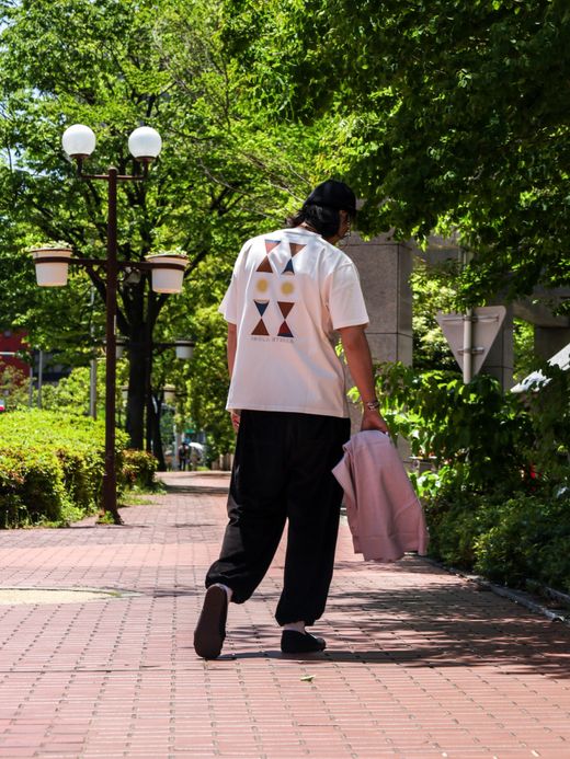 ROARK REVIVAL "HEART STUDIOS" FINE TECH DRY TEE / White