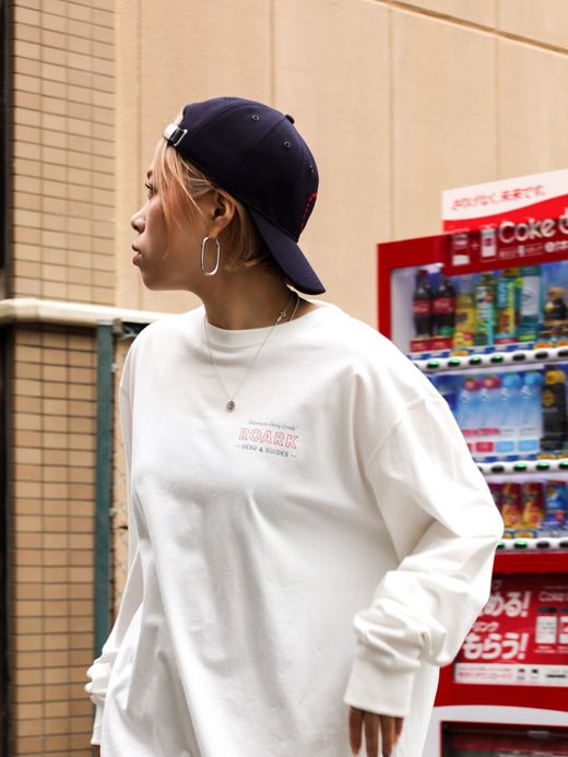 ROARK REVIVAL "WAYWARD YOUTH" WOOLY 8 PANEL CAP-MID HEIGHT / Navy