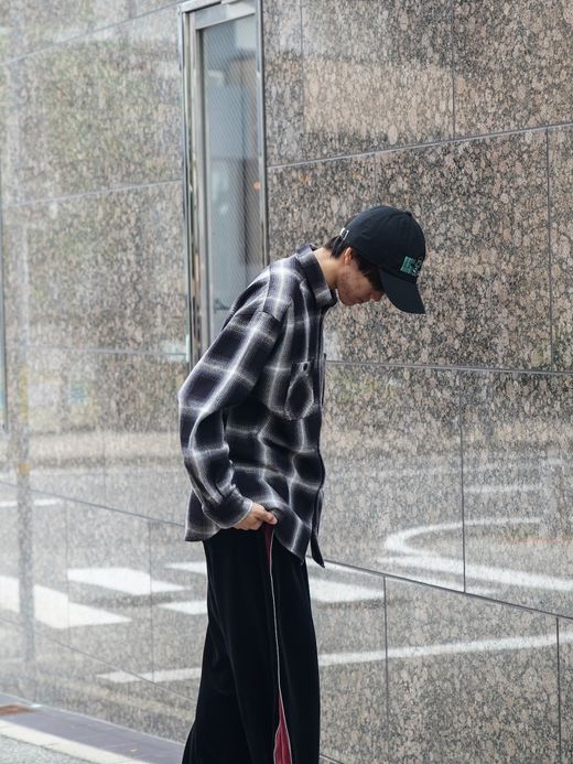 Audience 10/2 ヘビーツイル ヴィンテージチェック ワークジャケット / Ombre check