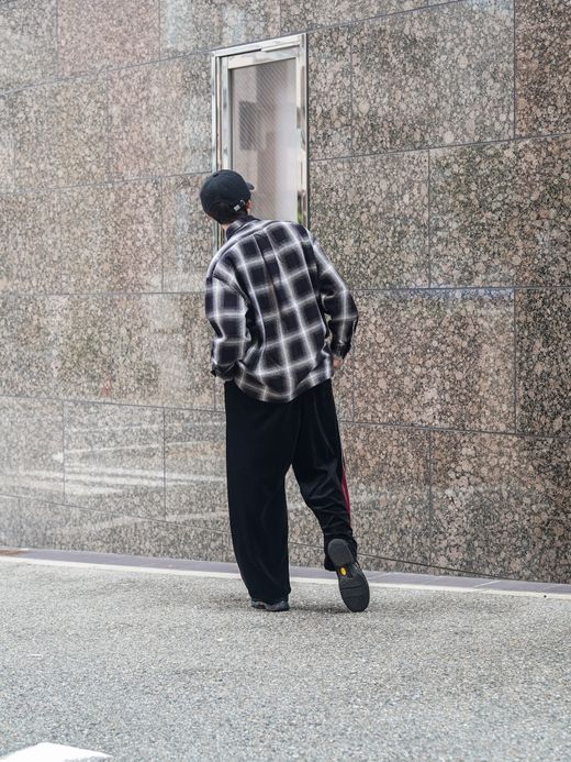 Audience 10/2 ヘビーツイル ヴィンテージチェック ワークジャケット / Ombre check