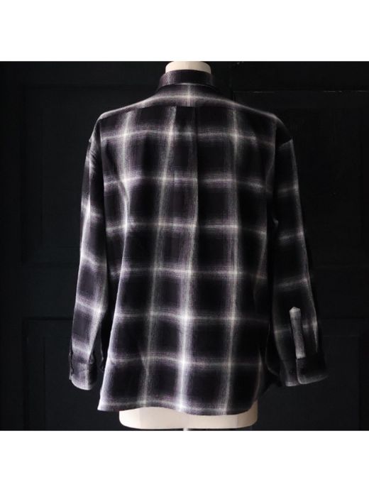 Audience 10/2 ヘビーツイル ヴィンテージチェック ワークジャケット / Ombre check