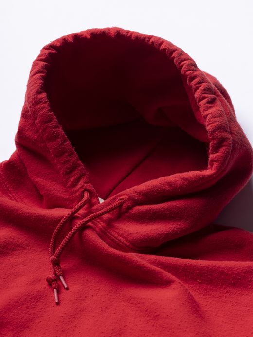 ANACHRONORM EMBROIDED 50/50 HOODED PARKER / Red