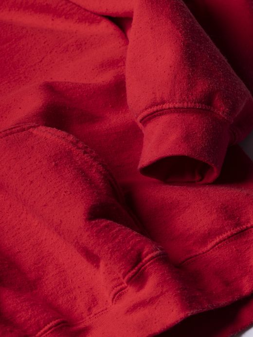 ANACHRONORM EMBROIDED 50/50 HOODED PARKER / Red