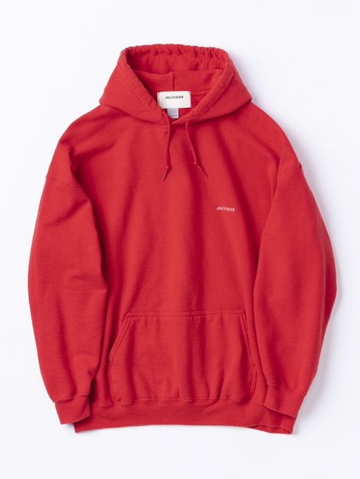 ANACHRONORM EMBROIDED 50/50 HOODED PARKER / Red