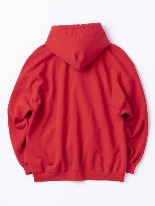 ANACHRONORM EMBROIDED 50/50 HOODED PARKER / Red