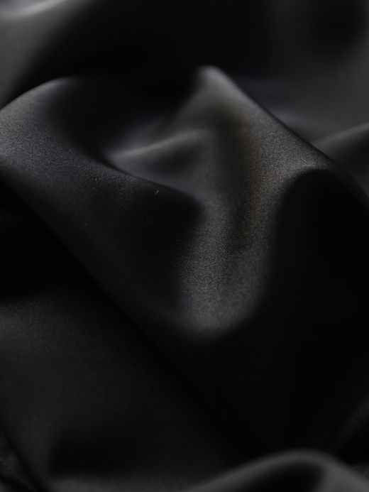 AMBERGLEAM EMBROIDERY SATIN BLOUSON / Black