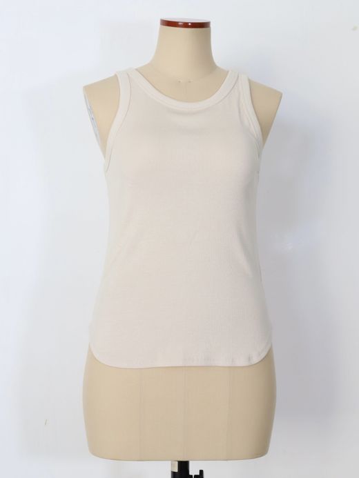 AMBERGLEAM STRETCH RIB BRA TANKTOP / 3colors