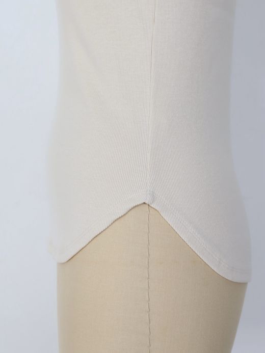 AMBERGLEAM STRETCH RIB BRA TANKTOP / 3colors