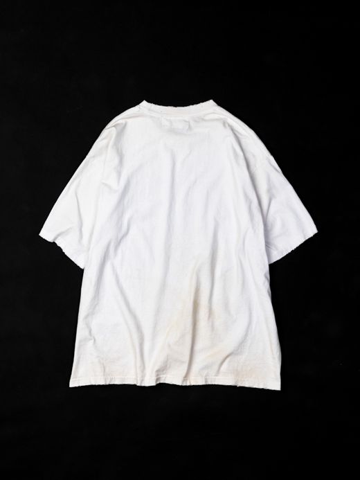 ANACHRONORM WASHINGTON DAMAGED PRINT T-S / Burgundy print