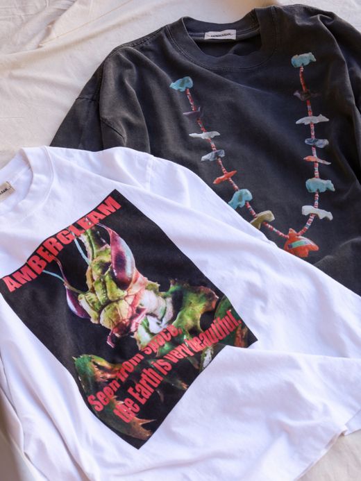 AMBERGLEAM ORIGINAL GRAPHIC T-SHIRTS "HEAVY WEIGHT" / 2colors