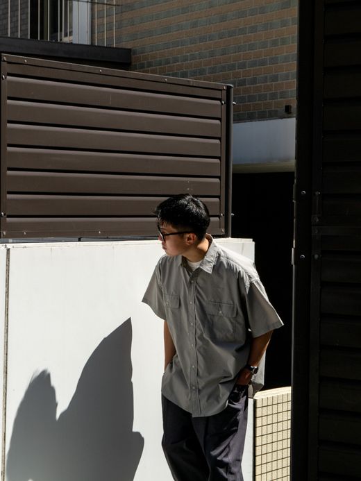 S.F.C SFC SNAP SHIRT / Grey