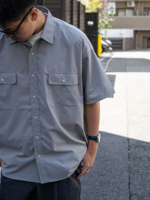 S.F.C SFC SNAP SHIRT / Grey