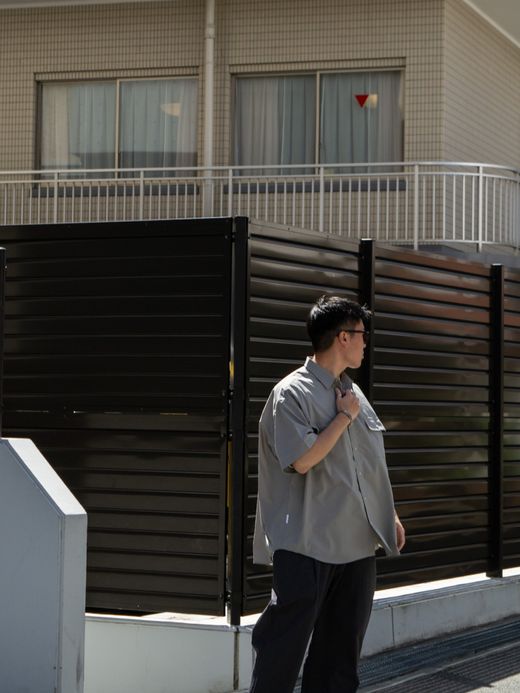S.F.C SFC SNAP SHIRT / Grey
