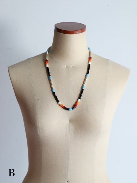 AMBERGLEAM NATIVE BEADS NECKLACE / Assort
