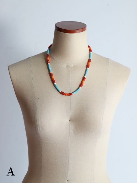AMBERGLEAM NATIVE BEADS NECKLACE / Assort